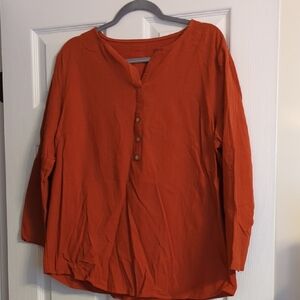 Women's Orange Blouse